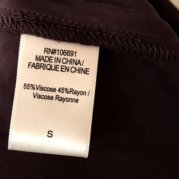 Young Fabulous & Broke NEW! YFB Maxi Slip Dress Wrap Deep Purple SMALL - Picture 12 of 14